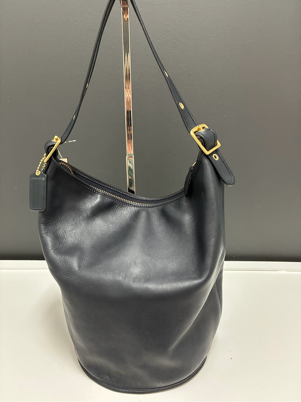 Coach Duffle Sac Bucket Bag in Very Dark Navy